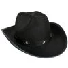 TomFoolery Cowboy & Western Black Cowboy Hat With Silver Stars