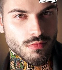 Tinsley Tiger Temporary Neck Tattoos