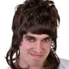 TomFoolery Brown Bogan Mullet Wigs