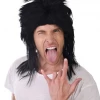 TomFoolery Wigs Black Mullet