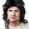 TomFoolery Black Messy Mullet Wig Costume Accessories 2 TomFoolery Black Messy Mullet Wig Costume Accessories