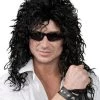 TomFoolery Rock God Black Crinkled Wig Wigs