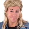 Tomfoolery Blonde 80's Mullet Wig Wigs 1 Tomfoolery Blonde 80's Mullet Wig Wigs