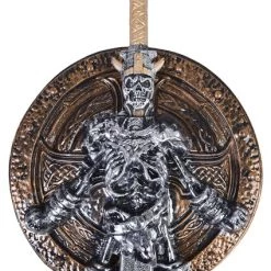 Hurly-Burly Skeleton Shield Prop Halloween