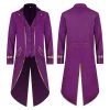 AnneCart Purple Tuxedo Tail Coat Jackets & Vests