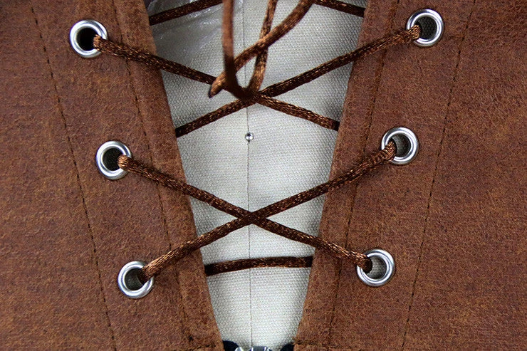 Malltop Tan Strappy Corset With Zip 7 Malltop Tan Strappy Corset With Zip