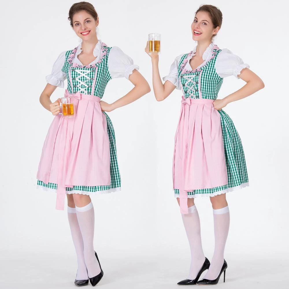 Hurly-Burly Oktoberfest Costumes And Accessories Mint Green Oktoberfest Costume