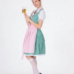 Hurly-Burly Oktoberfest Costumes And Accessories Mint Green Oktoberfest Costume