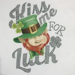 Hurly-Burly Kiss Me For Luck Saint Patrick's Day T-Shirt