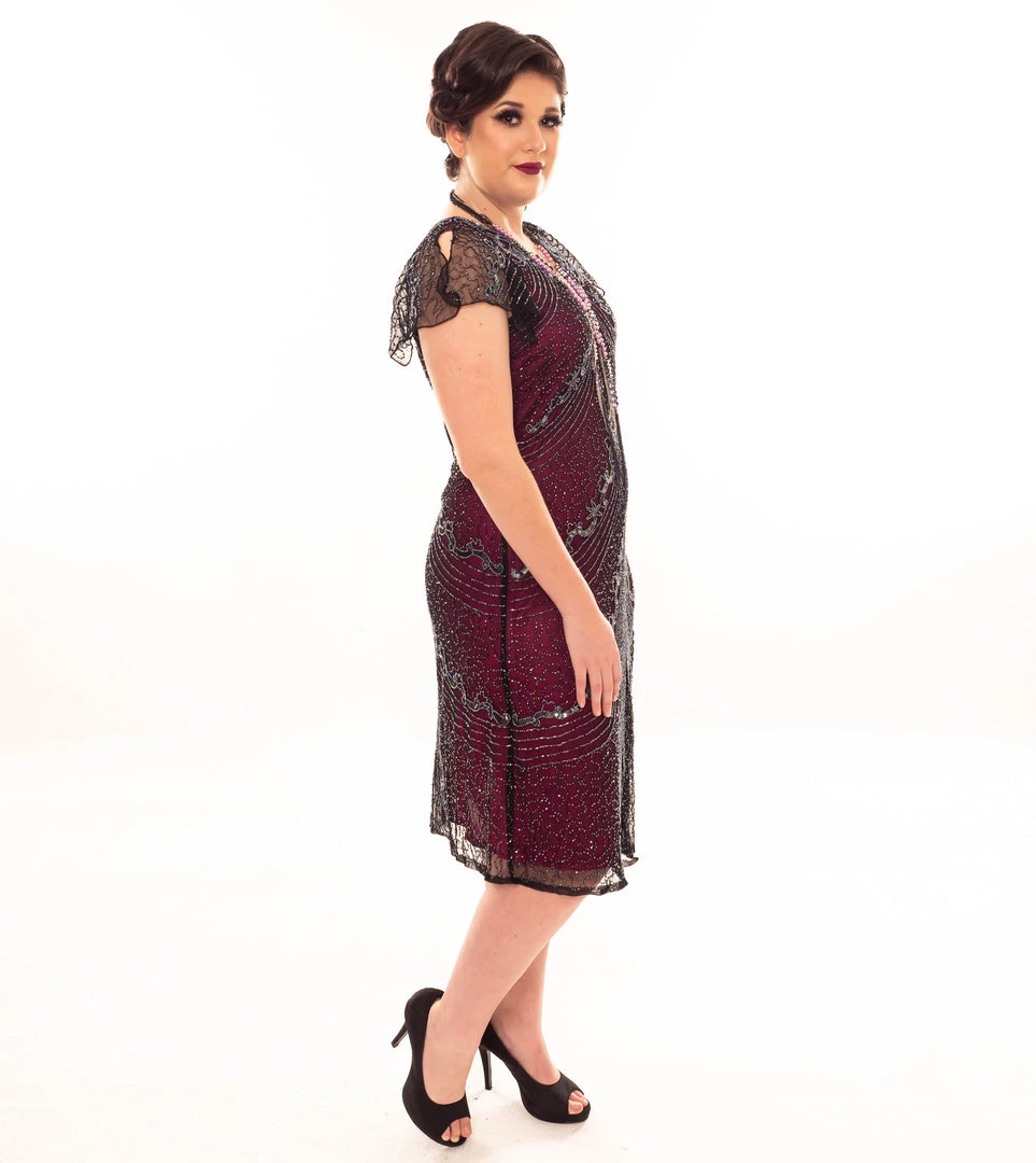 Thailand Elegant Beaded 1920's Dress In Pink Dresses 6 Thailand Elegant Beaded 1920's Dress In Pink Dresses