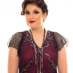 Thailand Elegant Beaded 1920's Dress In Pink Dresses