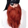 TomFoolery Red Pirate Beard & Mo