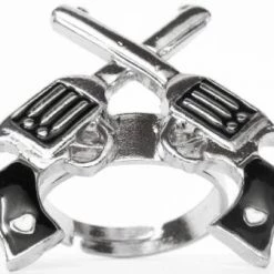 Hurly-Burly (j) Double Gun Ring Jewellery