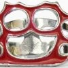 Hurly-Burly Red Knuckle Duster Ring Jewellery