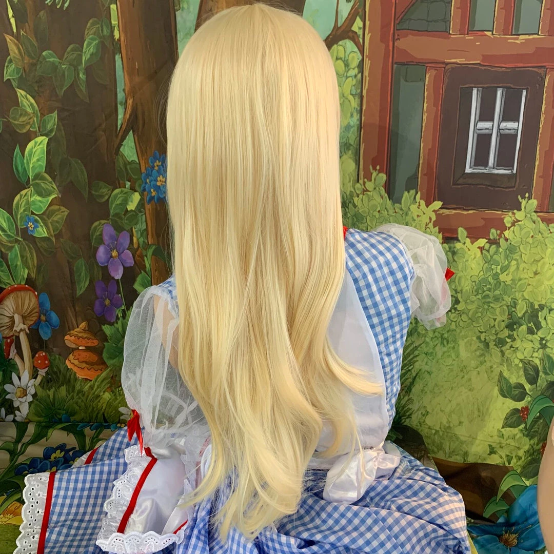 Bell's Wigs Deluxe Blonde Long Wavy Wig 4 Bell's Wigs Deluxe Blonde Long Wavy Wig