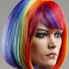 Bell's Wigs Rainbow Deluxe Bob Wig