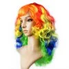 Malltop Pride Curly Rainbow Party Wig
