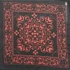 Hurly-Burly (b) Bandanas Black With Red Print Bandana