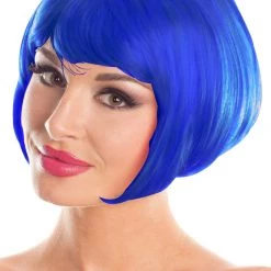 Malltop Royal Blue Bob Party Wig Wigs