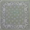 Hurly-Burly (b) Sage Green Paisley Bandana