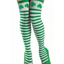 TomFoolery Saint Patrick's Day Thigh High Stockings