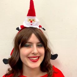 Trademart Celebrations Santa Dangling Legs Headband