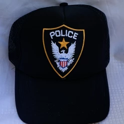Hurly-Burly Police Trucker Cap Hats & Headwear