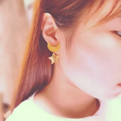 Hurly-Burly Sailor Moon Star Earrings
