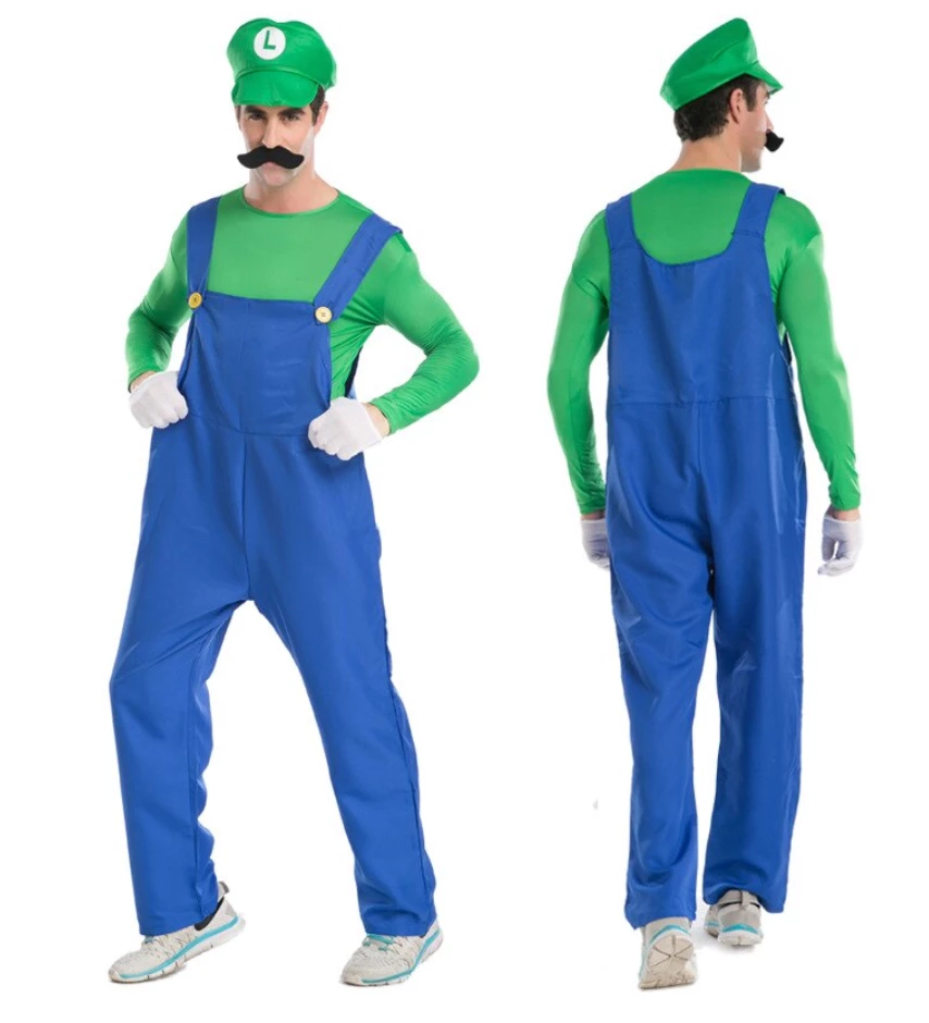 Hurly-Burly Plus Size Luigi Costume 3 Hurly-Burly Plus Size Luigi Costume