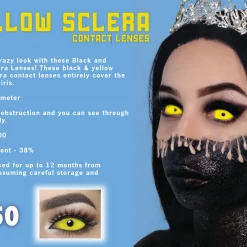 Yancy Li Yellow Sclera Contact Lenses