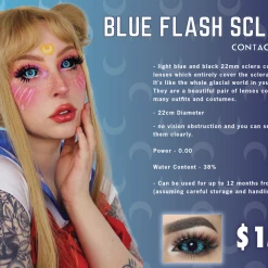 Yancy Li Blue Flash Sclera Sclera Contact Lenses 9 Yancy Li Blue Flash Sclera Sclera Contact Lenses