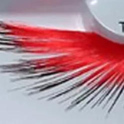 Hurly-Burly Red Black Winged Fake Eyelashes