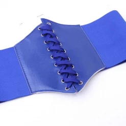 Jacky Wang Blue Corset Belt