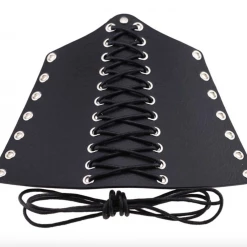 Annecart Dark Blue Lace-Up Roman Wrist Gauntlet D