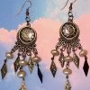 Hurly-Burly Jewellery Steampunk Pearl Chandelier Earrings (F)