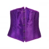 Hurly-Burly Purple Satin Underbust Corset
