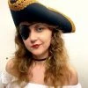 Interalia Gold Braid Tricorn Hat