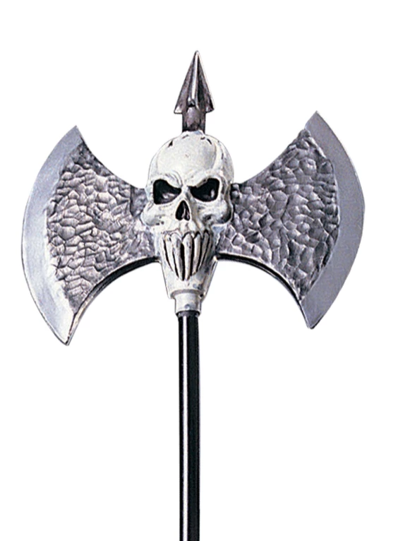 Rubies Prop Skull Battle Axe Fairytale & Mystical 4 Rubies Prop Skull Battle Axe Fairytale & Mystical