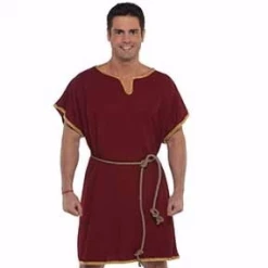 TomFoolery Fairytale & Mystical Burgundy Medieval Tunic