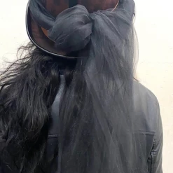 Craft Brown And Black Tulle Steampunk Hat (DD)