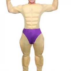 Gold Star Muscle Man Padded Suit Adults