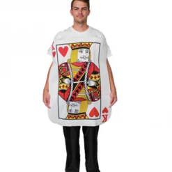 Unknown Men's King Of Hearts Playing Card Costume