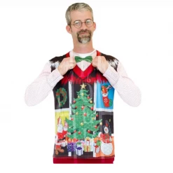 TomFoolery Outerwear Noel Christmas Sweater With Bow Tie