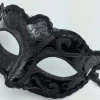 DHGate Venetian Black Glittery Masquerade Mask Costume Accessories