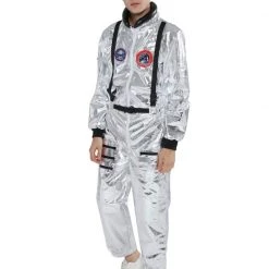 Instyles Adult Metallic Astronaut Costume