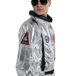 Instyles Adult Metallic Astronaut Costume