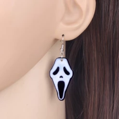 Weveni Ghostface Earrings