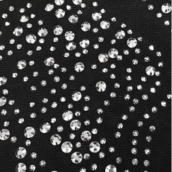 Global Lover Black Studded Pattern Mesh Dress Women's 9 Global Lover Black Studded Pattern Mesh Dress Women's