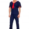 AnneCart Men's Navy Sailor Costume Uniforms