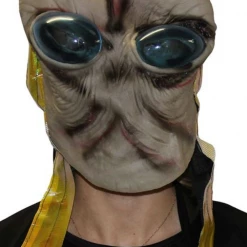 Gold Star Halloween Grey Alien Boggle Eye Mask